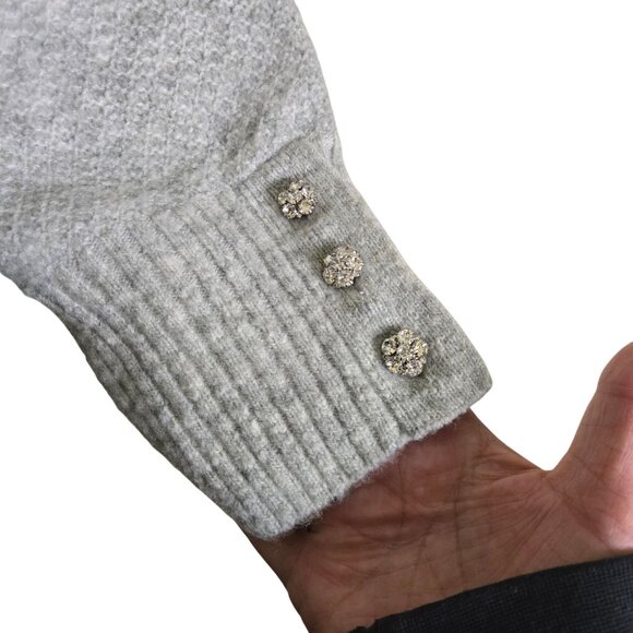 J.Crew NWT Odette Sweater Lady Jacket Jewel Buttons Pocket Alpaca Blend Size XXL - Picture 8 of 12